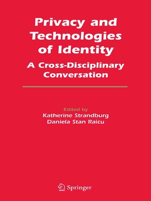 cover image of Privacy and Technologies of Identity